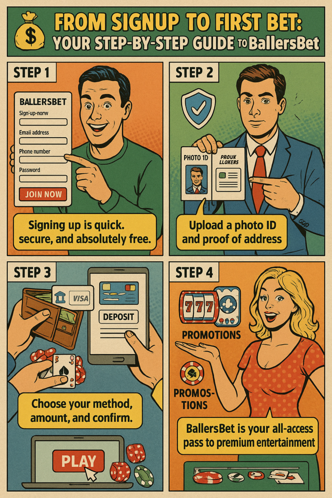 5 steps to sign up and betting